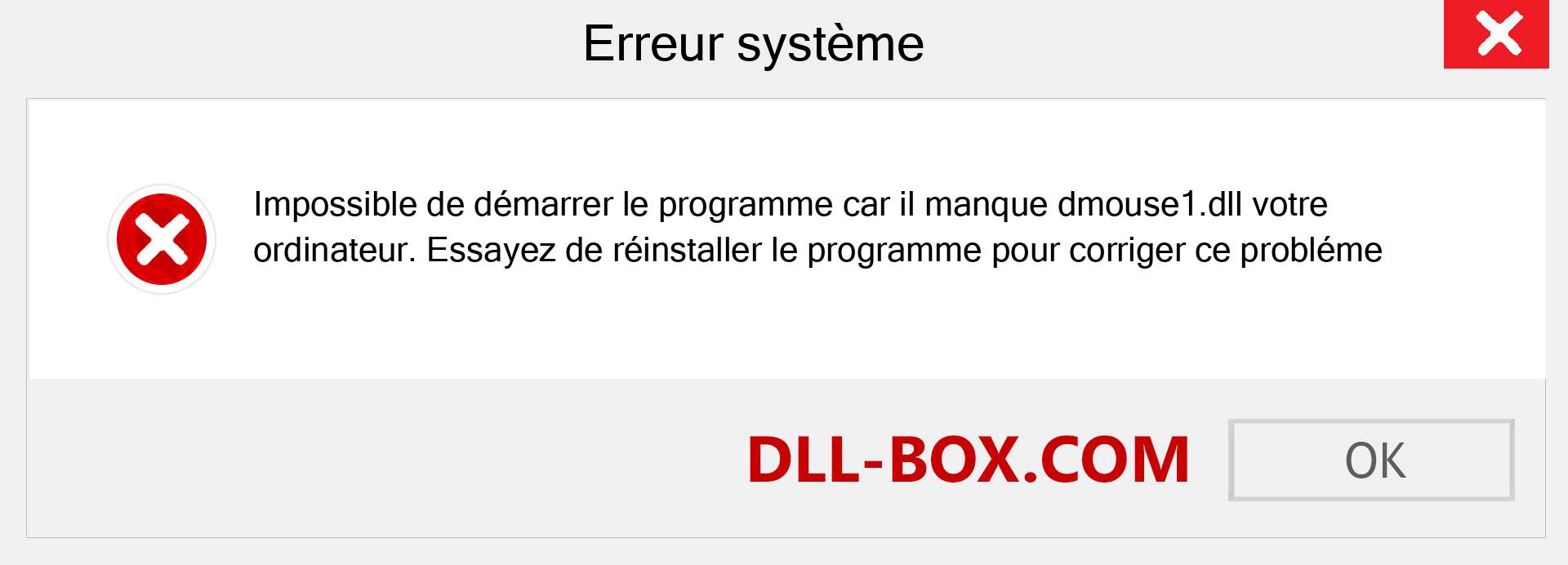 Le fichier dmouse1.dll est manquant ?. Télécharger pour Windows 7, 8, 10 - Correction de l'erreur manquante dmouse1 dll sur Windows, photos, images